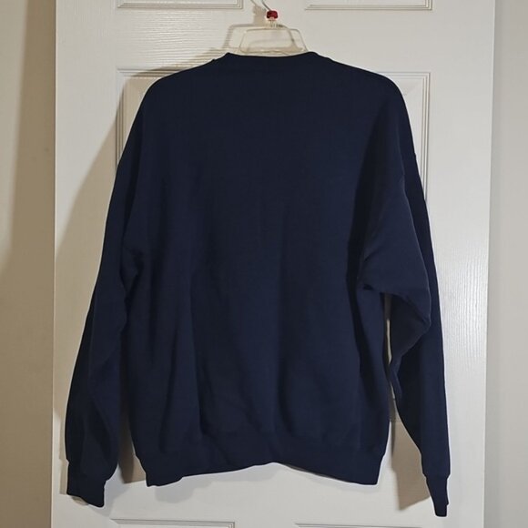 Vintage STARTER Embroidered Essentials Crewneck Sweater Sweatshirt Blue Size XL - Picture 2 of 6